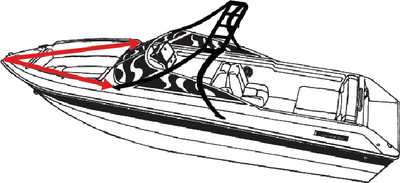 CARVER COVERS 97123S11 VST-23 I/O W/TOWER BOAT COVER